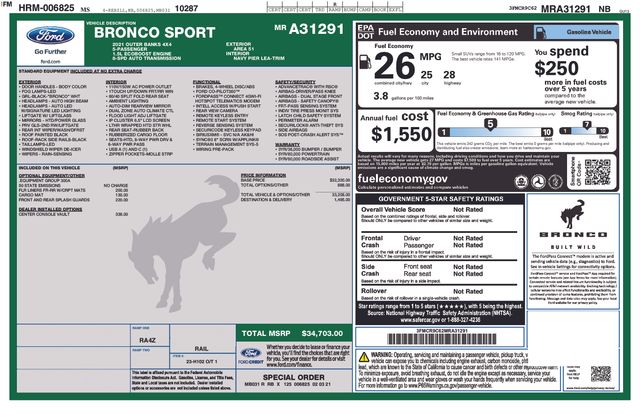ford bronco sport 2021 3FMCR9C62MRA31291 image ford bronco sport 2021 3FMCR9C62MRA31291 image